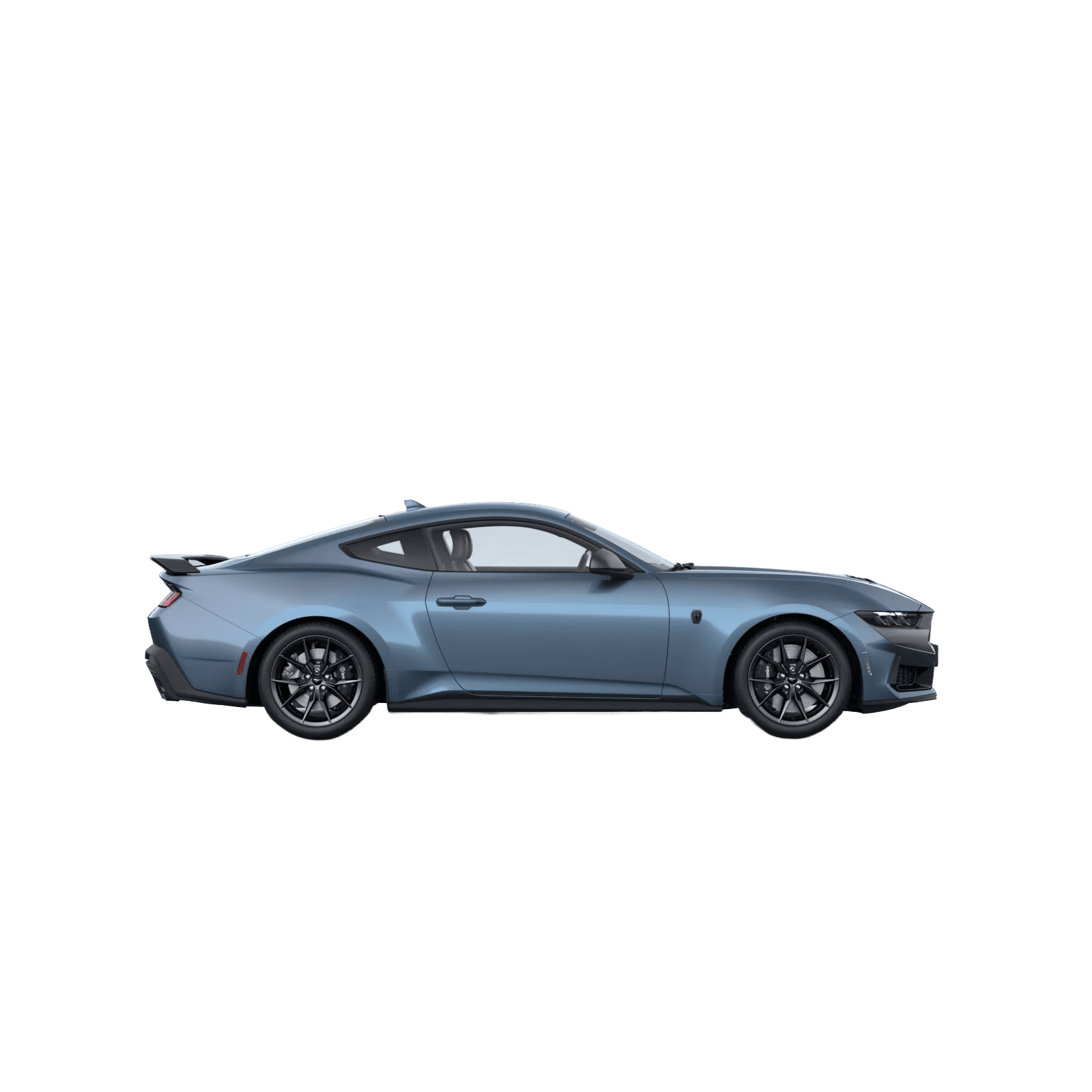 Ford Mustang Dark Horse in Vapor Blue – Seitenansicht