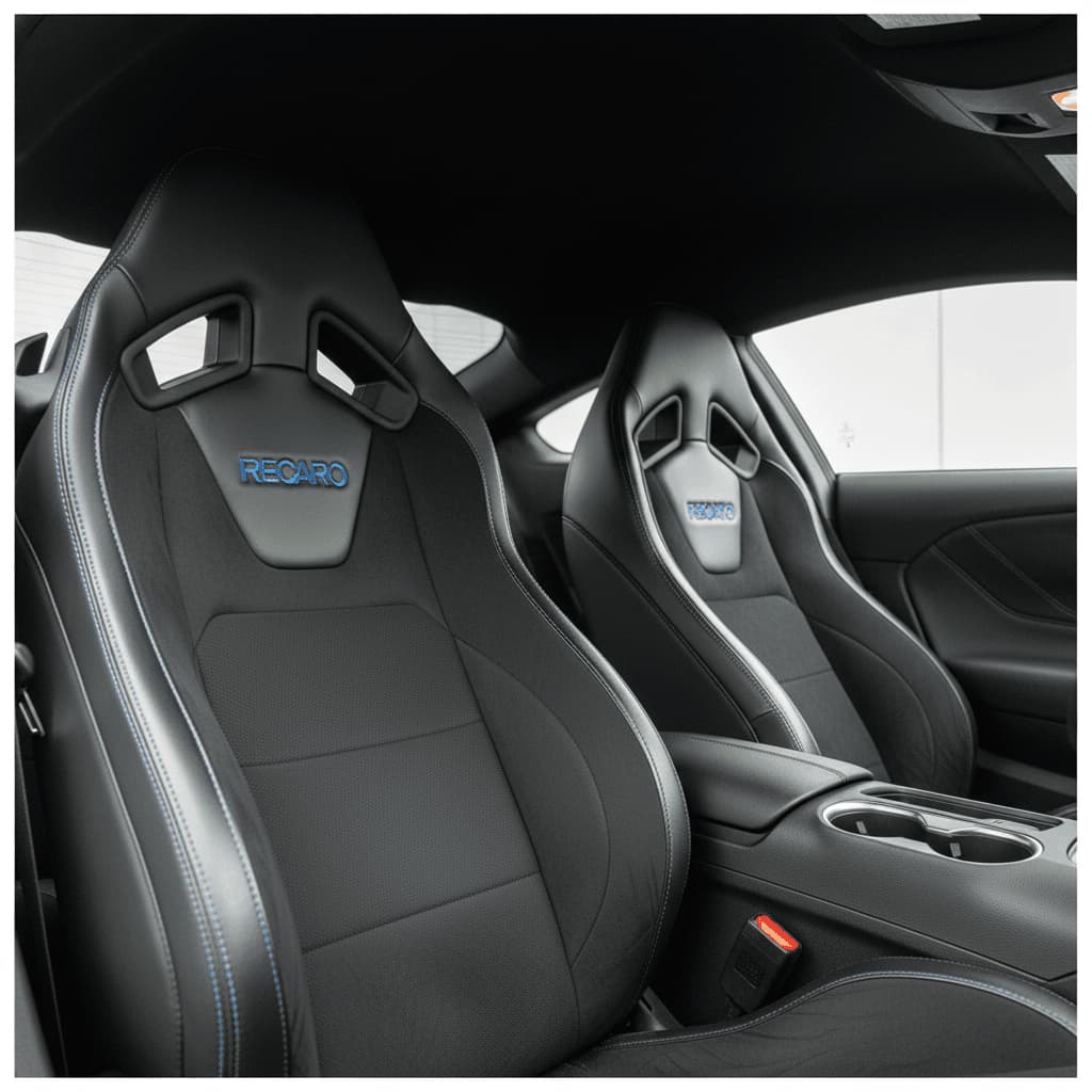 Ford Mustang Gen 7 Recaro Sportsitze mit Kontrastnähten